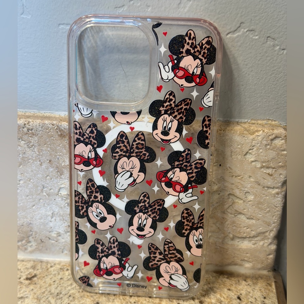 Disney Minnie Mouse iPhone Case - Black, Red, and Pink